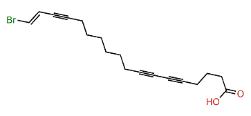 (E)-18-Bromooctadec-17-en-5,7,15-triynoic acid